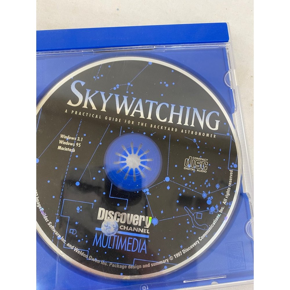 Skywatching Discovery Channel Windows 95 3.1 Macintosh CD rom